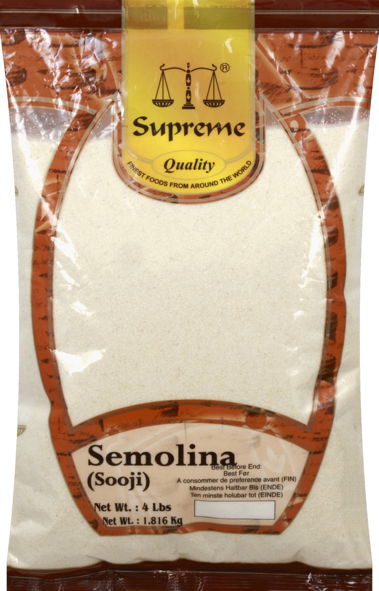 slide 5 of 5, Supreme Semolina 4 lb, 4 lb