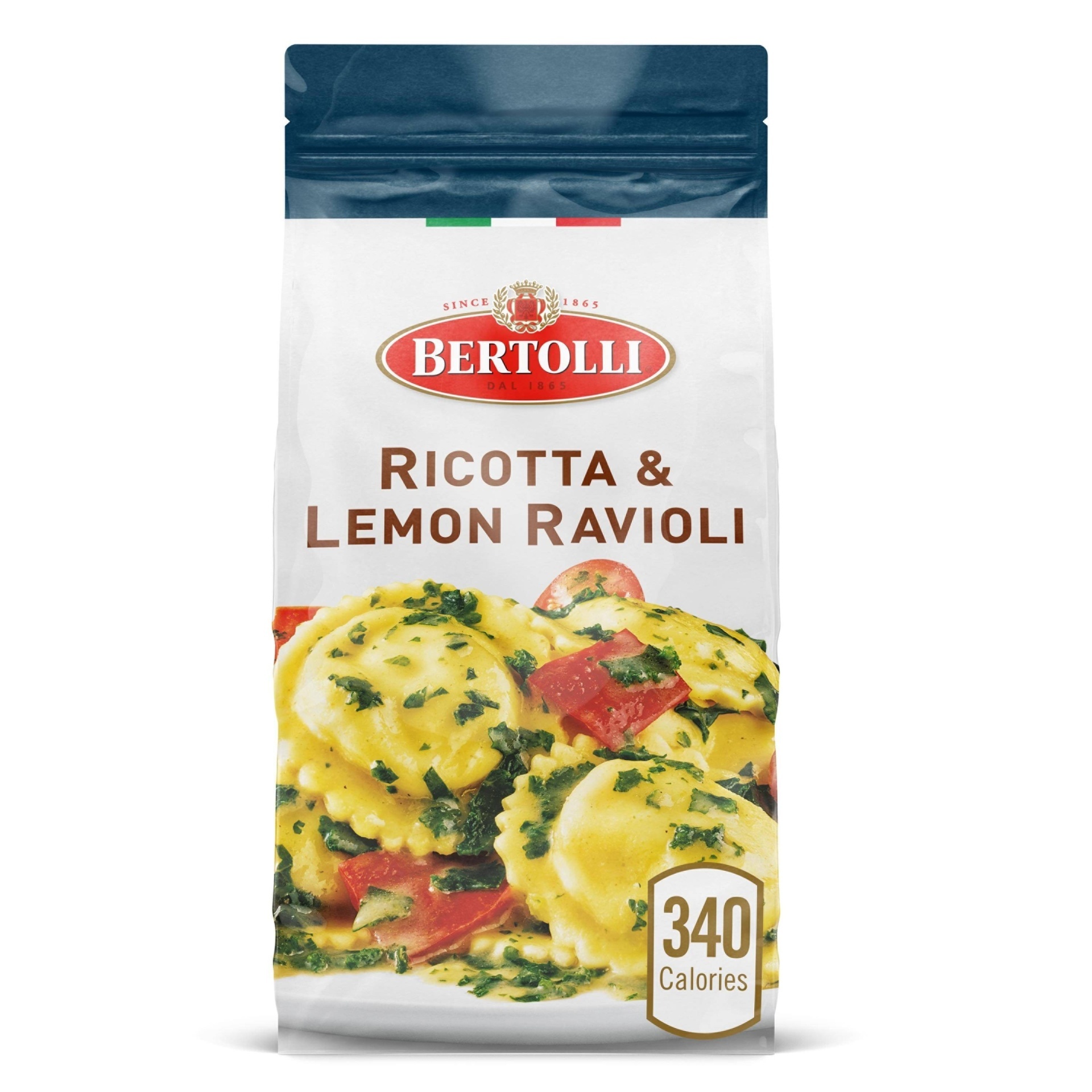 slide 1 of 3, Bertolli Ricotta & Lemon Ravioli, 20 oz