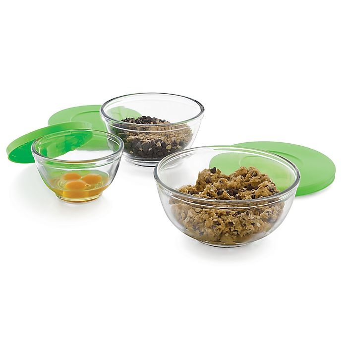 slide 2 of 5, Libbey Baker's Basics Mixing Bowl Set, 6 ct