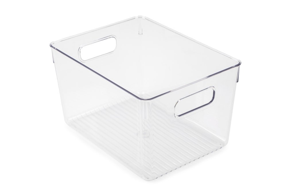 slide 2 of 2, Everyday Living Storage Bin - Clear, 1 ct