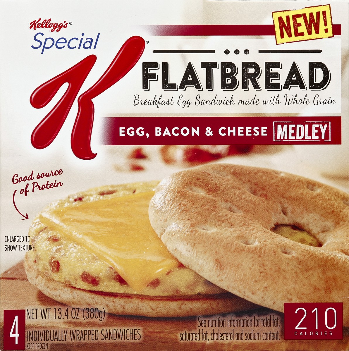 slide 1 of 7, Special K Flatbread 4 ea, 4 ct