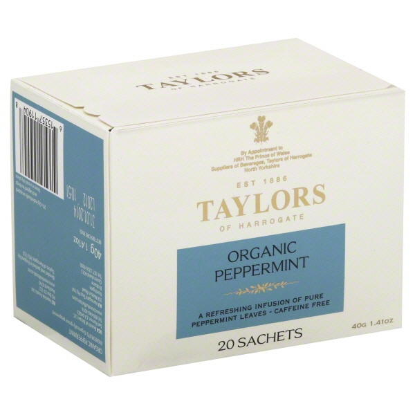 slide 1 of 1, Taylors of Harrogate Organic Peppermint Tea, 20 ct