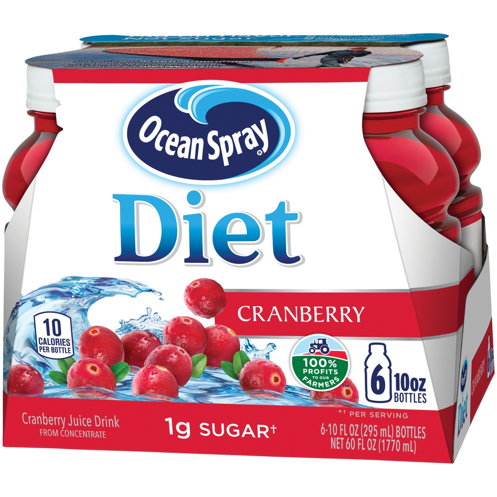 Ocean Spray Diet Cranberry Juice 6 Ct 10 Fl Oz Shipt