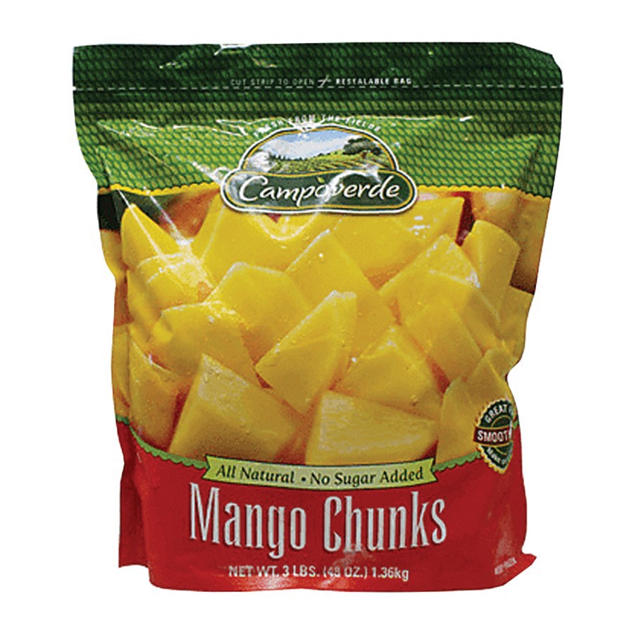 slide 1 of 1, Campoverde Mango Chunks Frozen Fruit, 3 lb