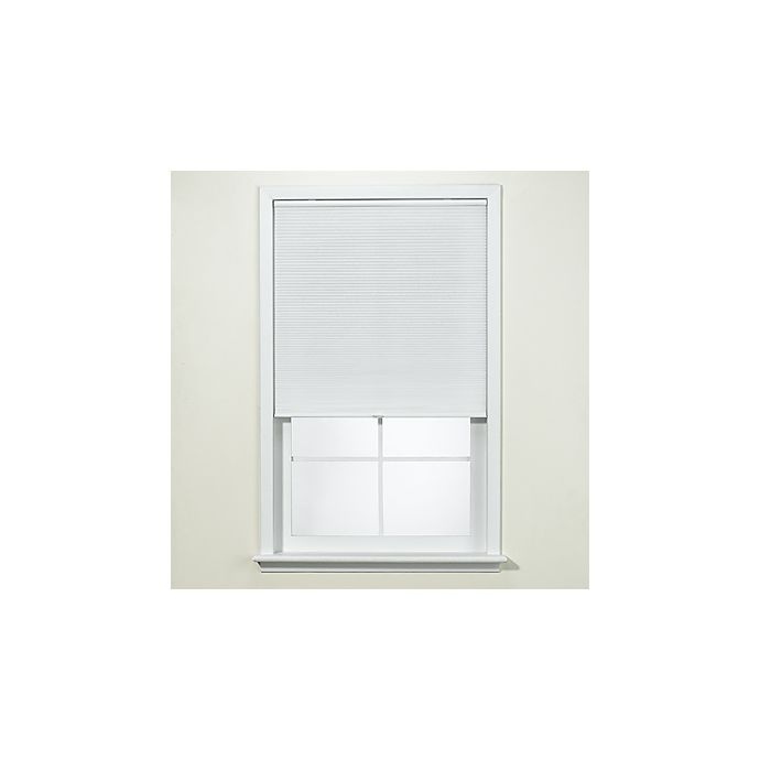 slide 1 of 1, Insola Cordless Cellular Honeycomb Shade - White, 23 in x 64 in