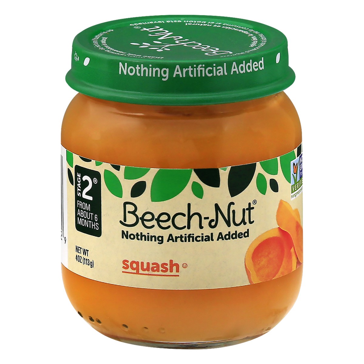 slide 1 of 7, Beech-Nut Stage 2 Squash 4 oz, 4 oz