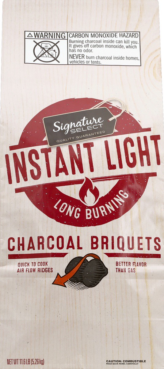 slide 3 of 5, Signature Select Charcoal Briquets 11.6 lb, 11.6 lb