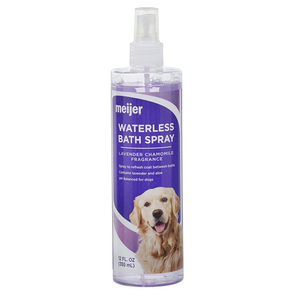 slide 1 of 1, Meijer Waterless Pet Bath Spray, 12 oz