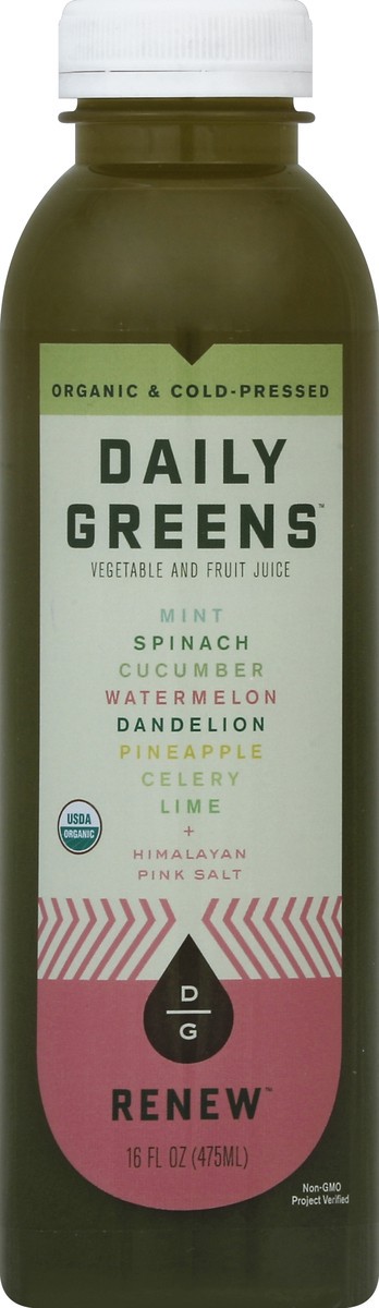 slide 3 of 4, Daily Greens Vegetable and Fruit Juice - 16 oz, 16 oz