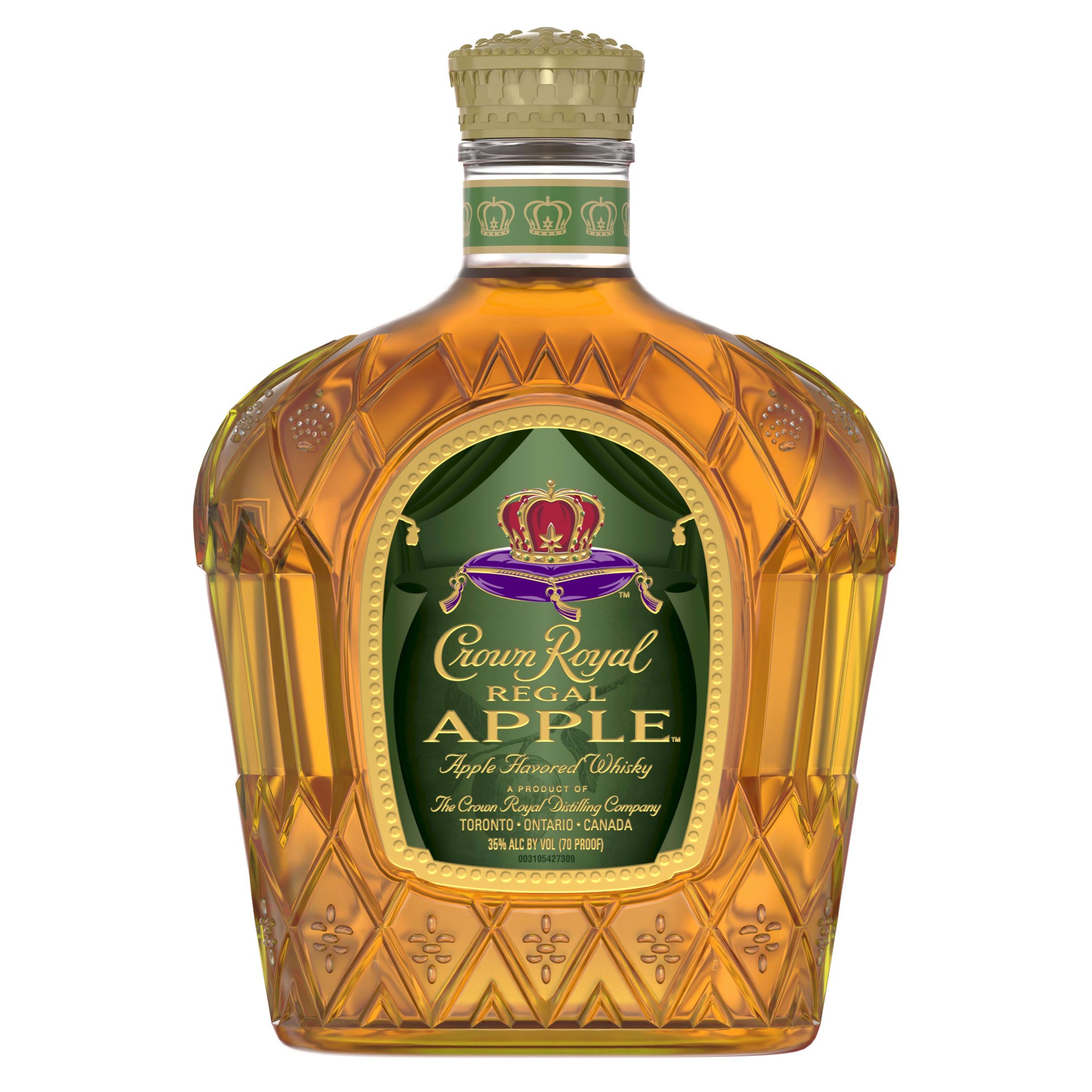 slide 1 of 2, Crown Royal Regal Apple Flavored Whisky, 750 mL, 750 ml