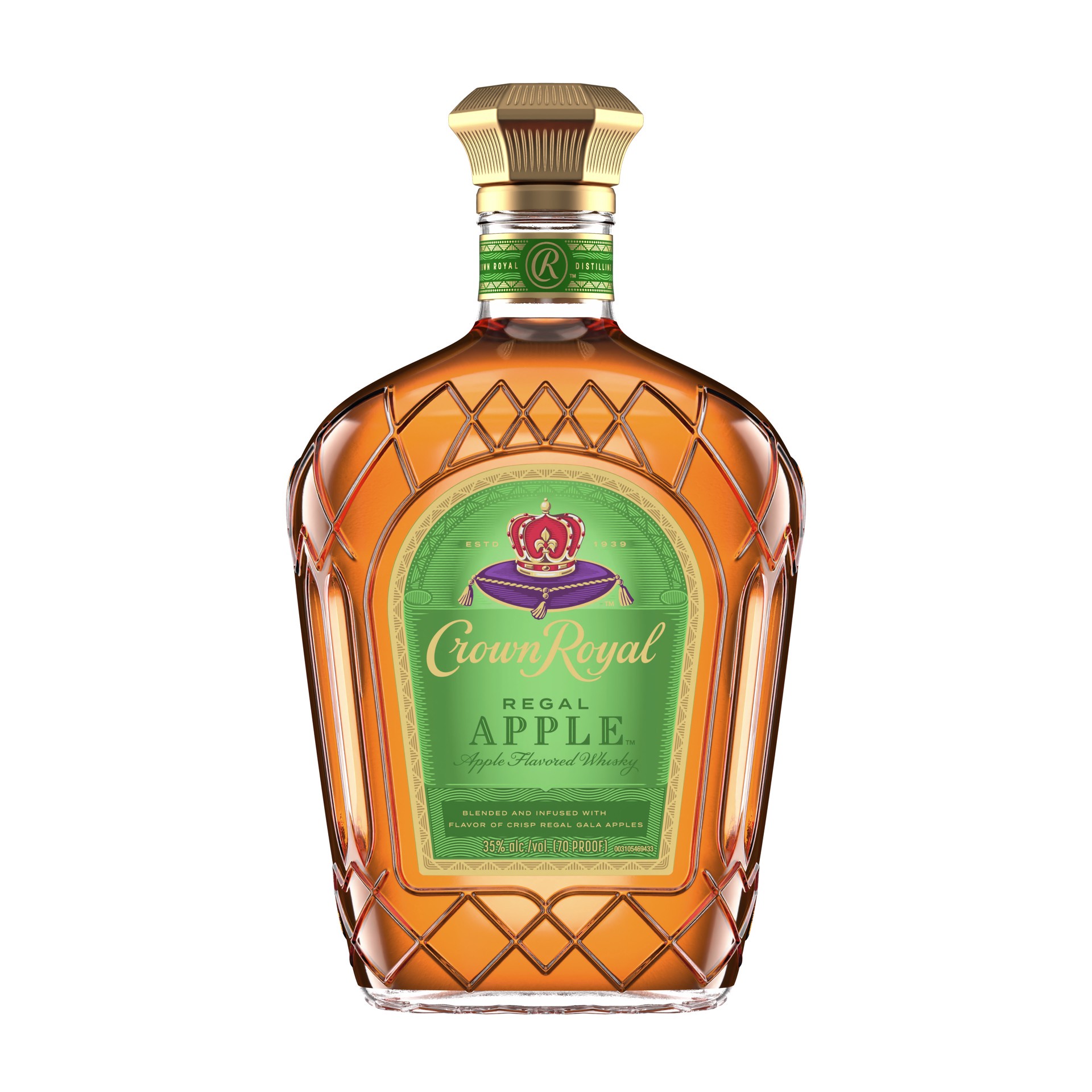 slide 1 of 2, Crown Royal Regal Apple Flavored Whisky, 750 mL, 750 ml