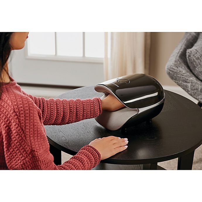 slide 10 of 14, Brookstone Shiatsu Plus Air Hand Massager, 1 ct