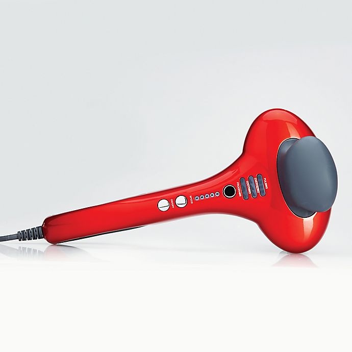 Brookstone MAX Massager Red Dual Node 5 Speed 3 Program Percussion