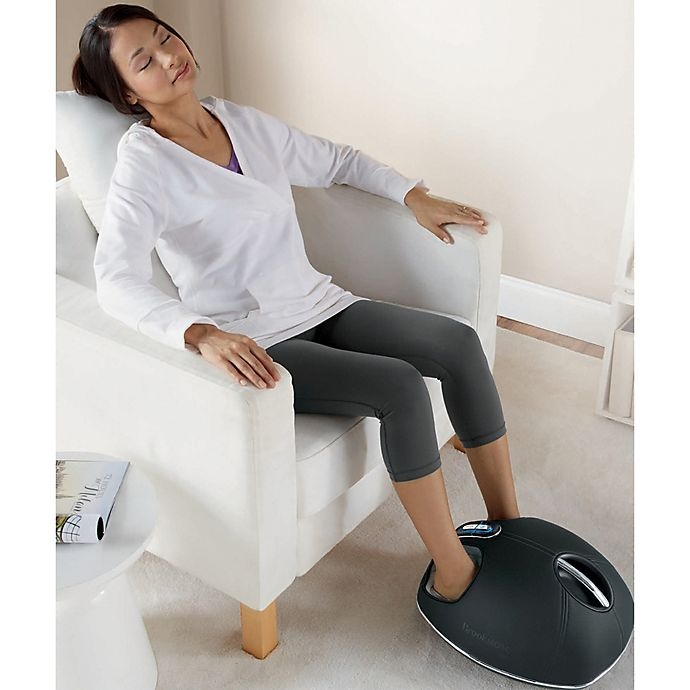 slide 2 of 4, Brookstone Shiatsu Foot Massager with Heat, 1 ct