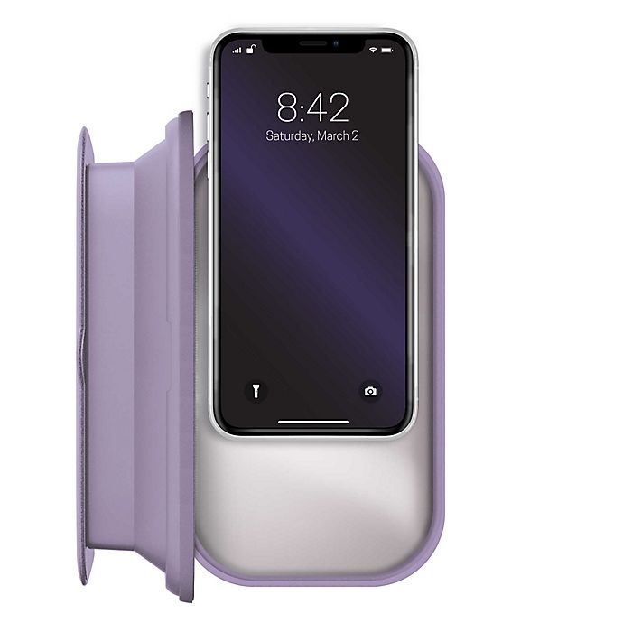 slide 3 of 10, HoMedics UV-Clean Phone Sanitizer - Purple, 1 ct