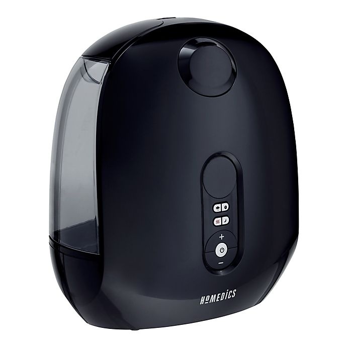 slide 1 of 6, HoMedics TotalComfort Deluxe Ultrasonic Warm or Cool Mist Humidifier - Black, 1 ct