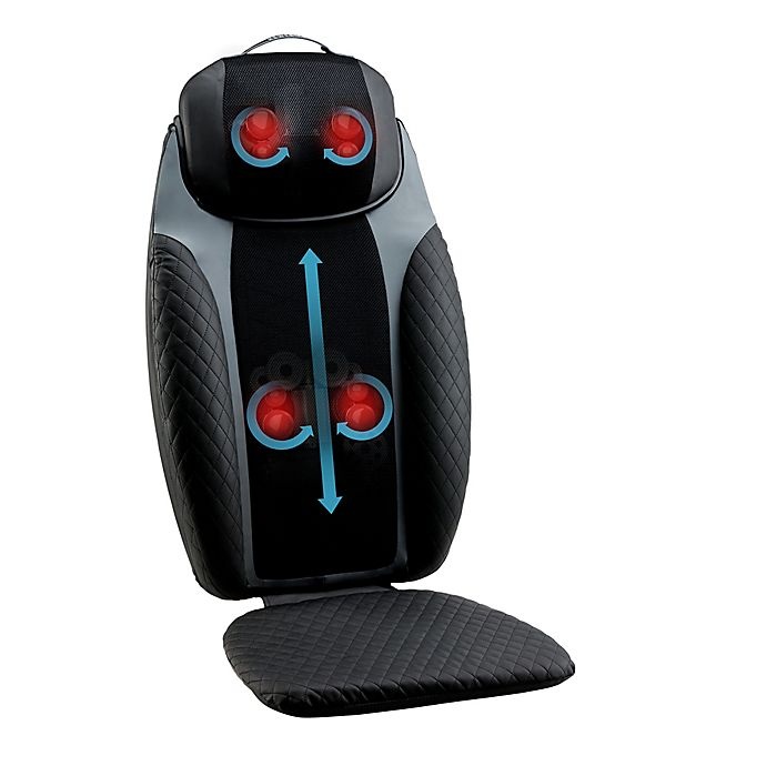 slide 5 of 10, HoMedics 2-in-1 Shiatsu Massaging Seat Topper with Removeable Massage Pillow, 1 ct