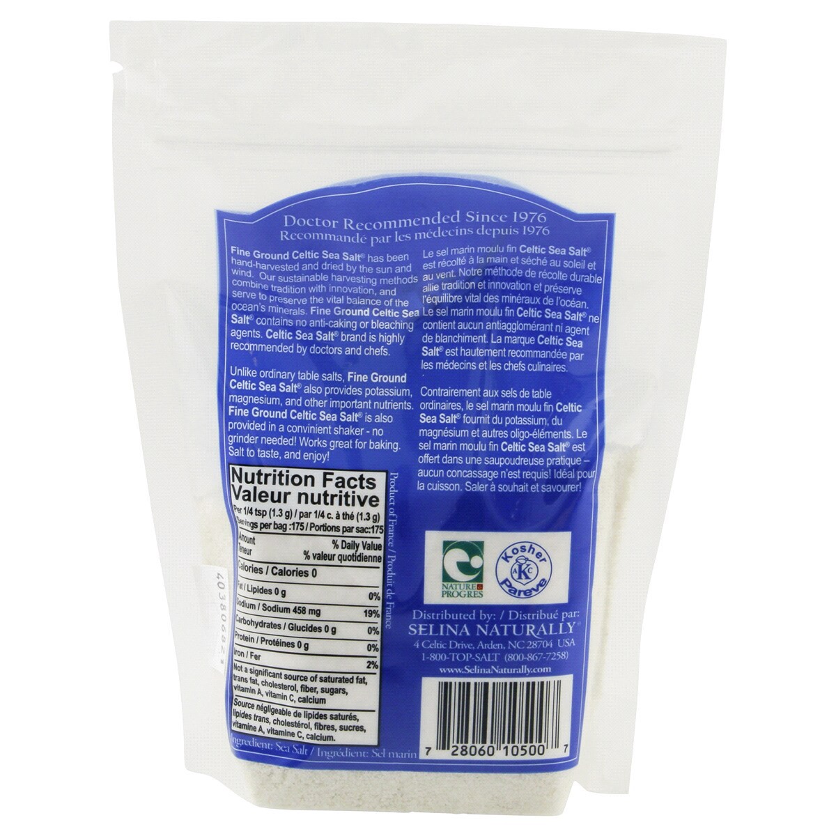 slide 2 of 2, Celtic Sea Salt Vital Mineral Blend Fine Ground Sea Salt 0.5 lb, 0.5 lb