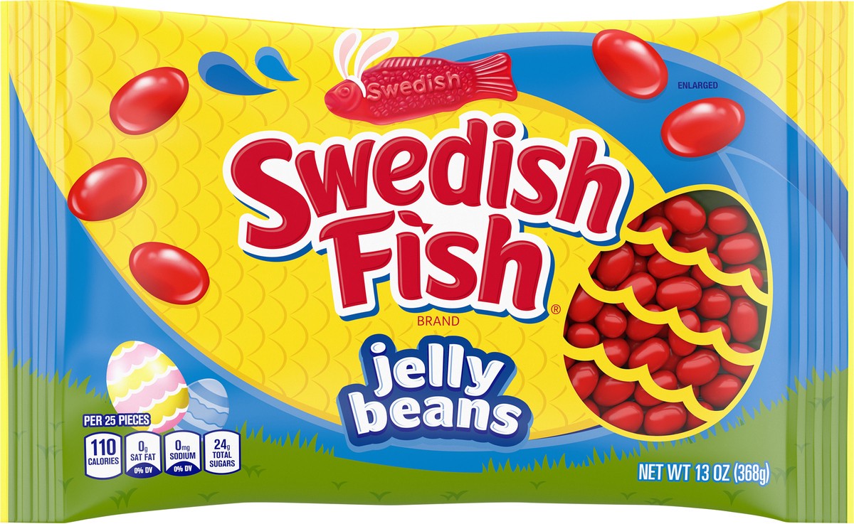 slide 6 of 9, SWEDISH FISH Jelly Beans Easter Candy, 13 oz, 13 oz