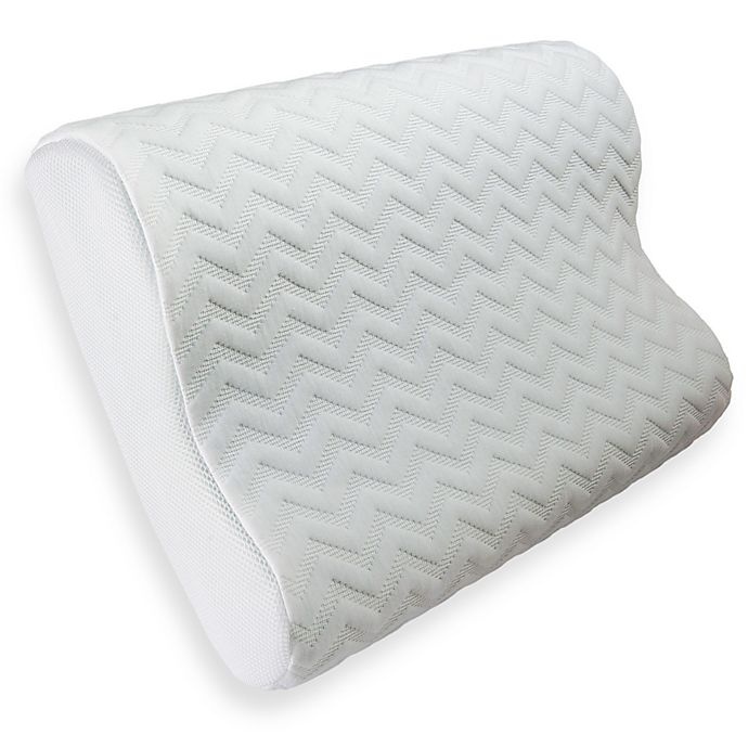 slide 1 of 5, Comfort Tech Serene Foam Contour Pillow - White, 1 ct