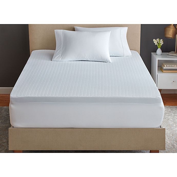 slide 4 of 4, Therapedic Dreamy Serene Foam Performance Twin Mattress Topper, 2.5 in