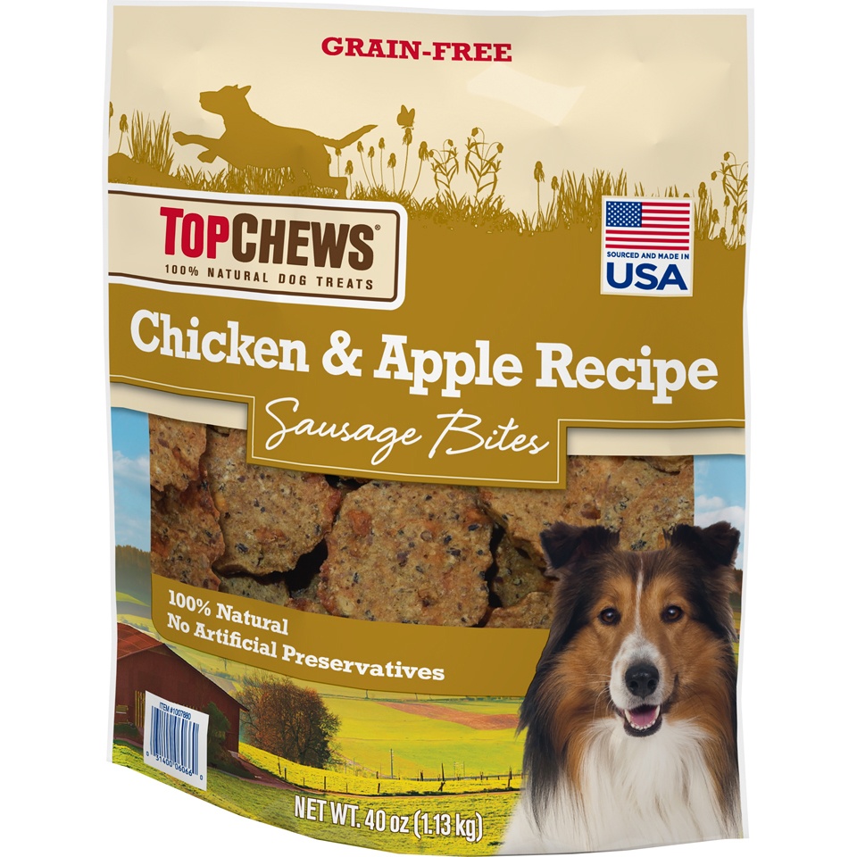 slide 2 of 6, Blue Buffalo Top Chews Chicken & Apple Recipe 100% Natural Dog Treats, 