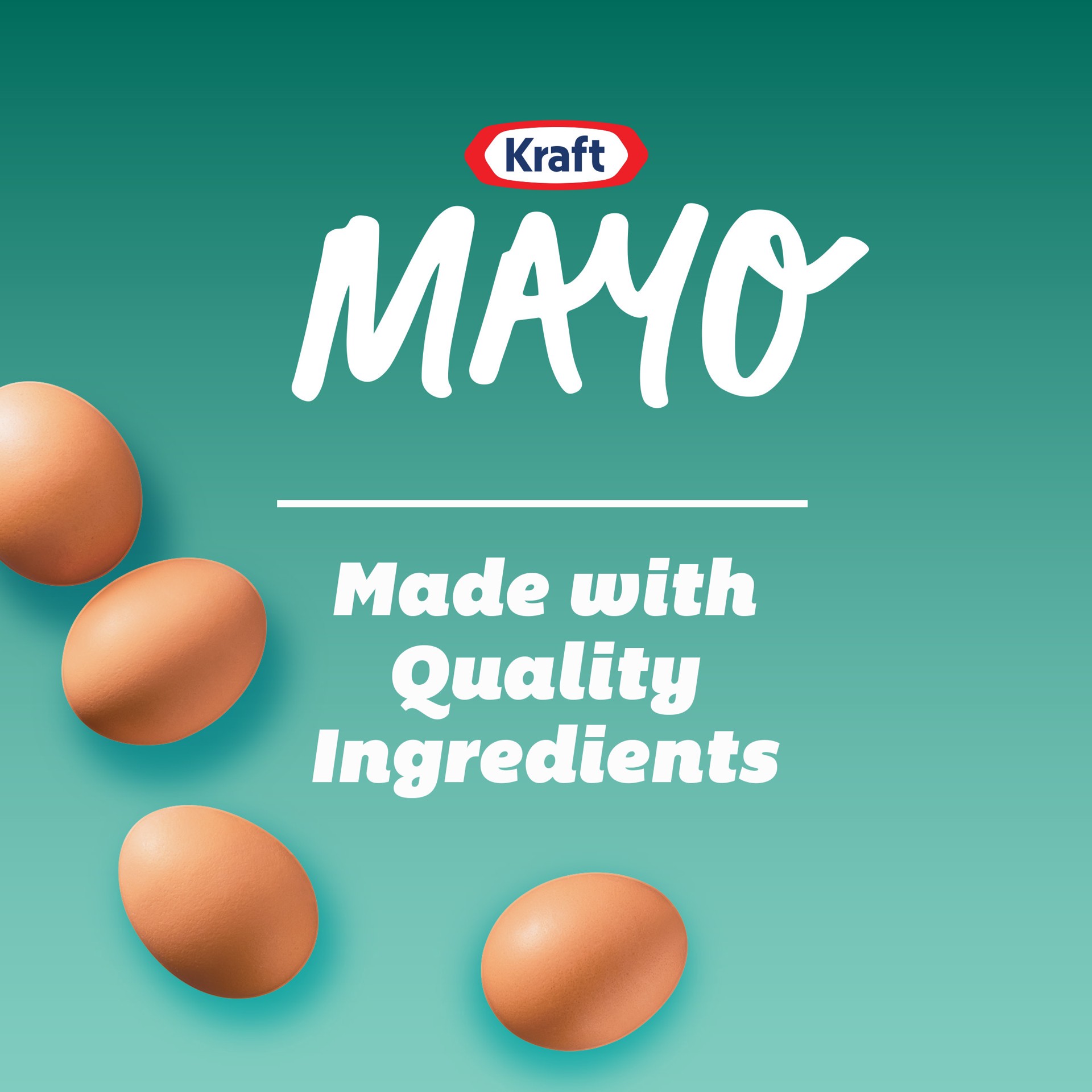 slide 4 of 5, Kraft Real Mayo Creamy & Smooth Mayonnaise, 1 gal Jug, 1 gal