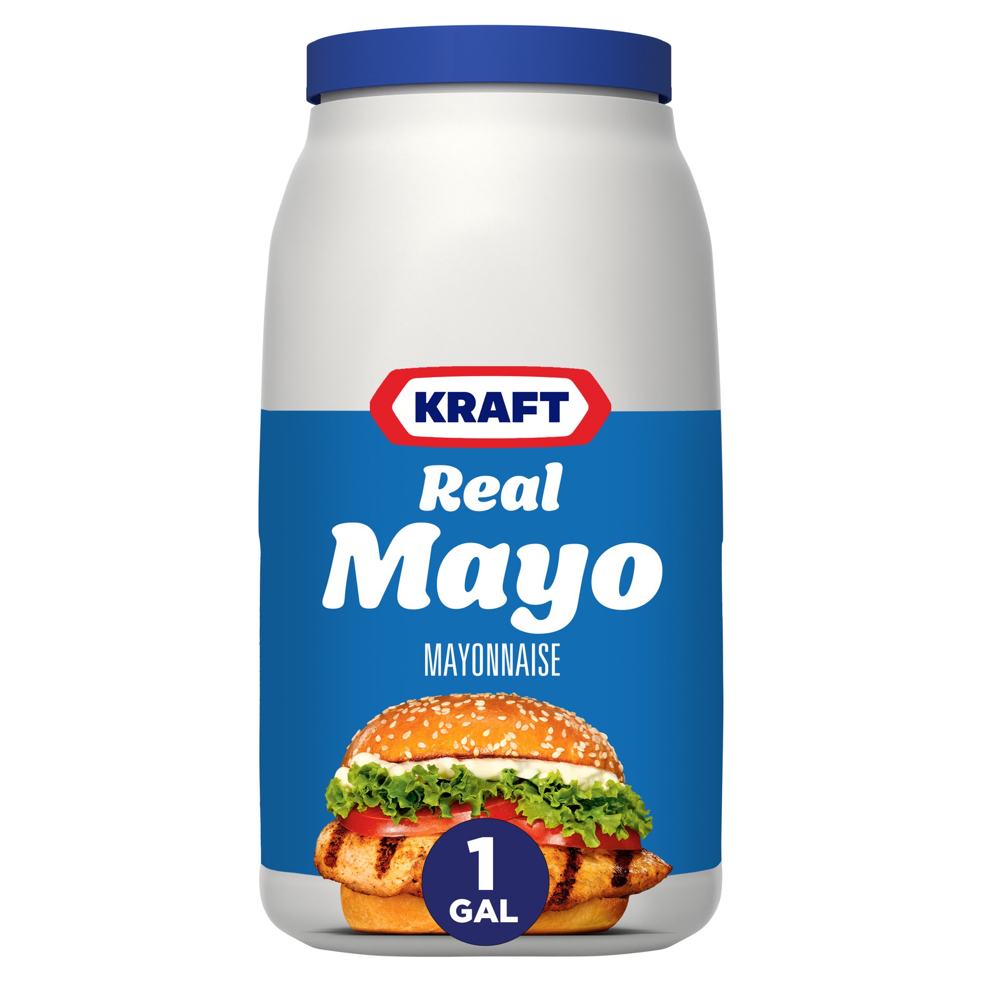 slide 1 of 5, Kraft Real Mayo Creamy & Smooth Mayonnaise, 1 gal Jug, 1 gal