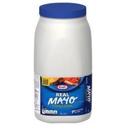 Kraft Real Mayo Creamy & Smooth Mayonnaise, 1 gal Jug