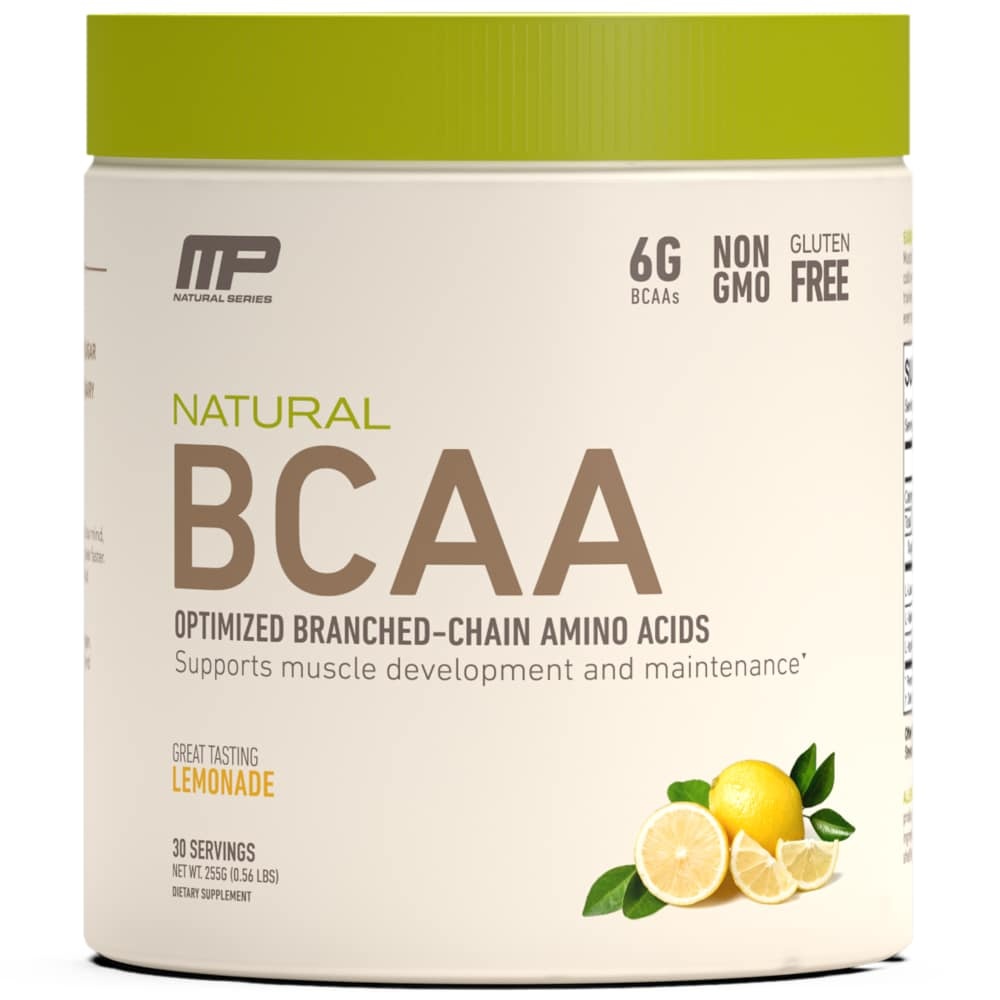 slide 1 of 1, MusclePharm Lemonade Natural Bcaa Optimized Branched-Chain Amino Acids Dietary Supplement, 0.56 lb