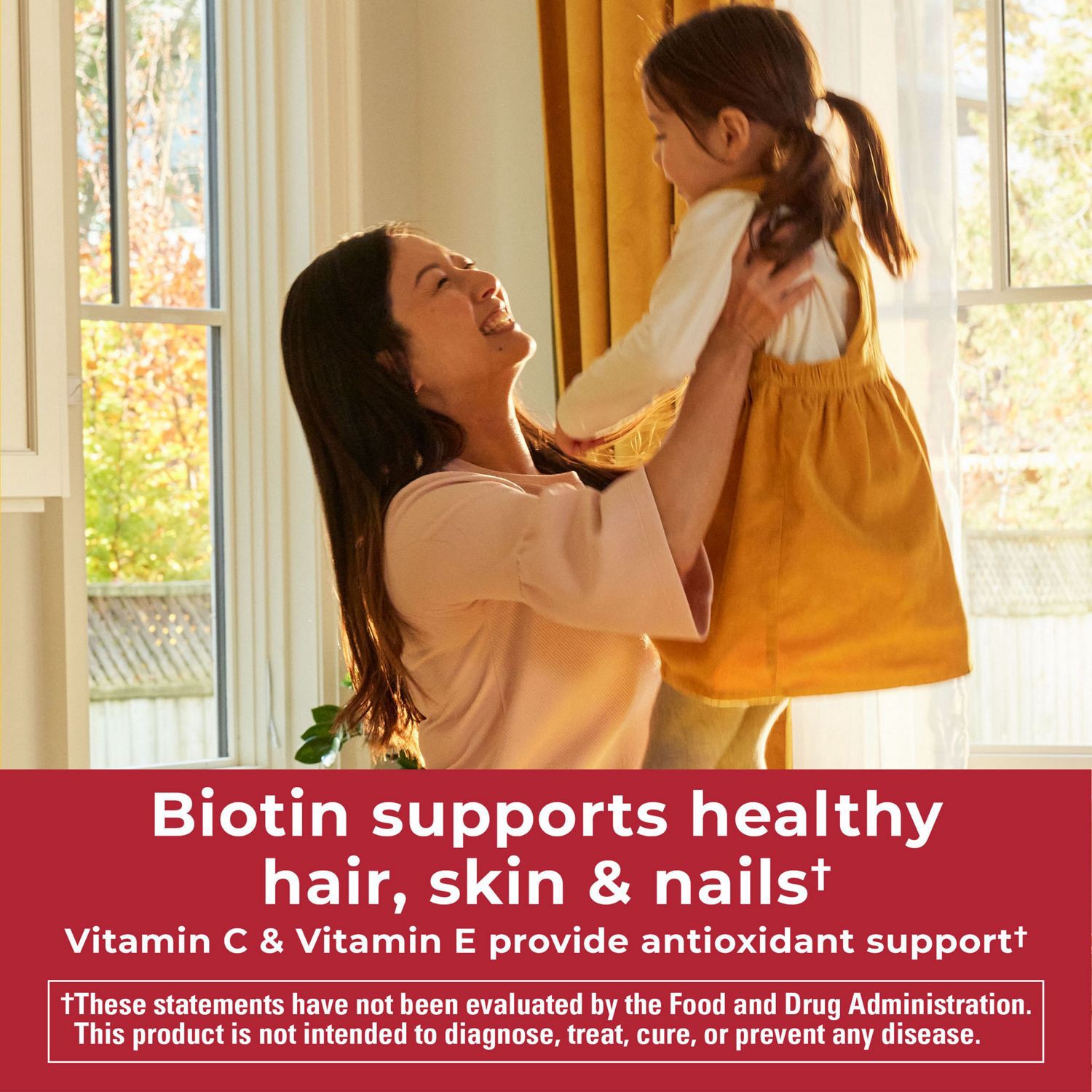 slide 3 of 8, Nature Made Zero Sugar Hair Skin Nails Gummies, Sugar Free Gummies, 120 Count, 120 ct