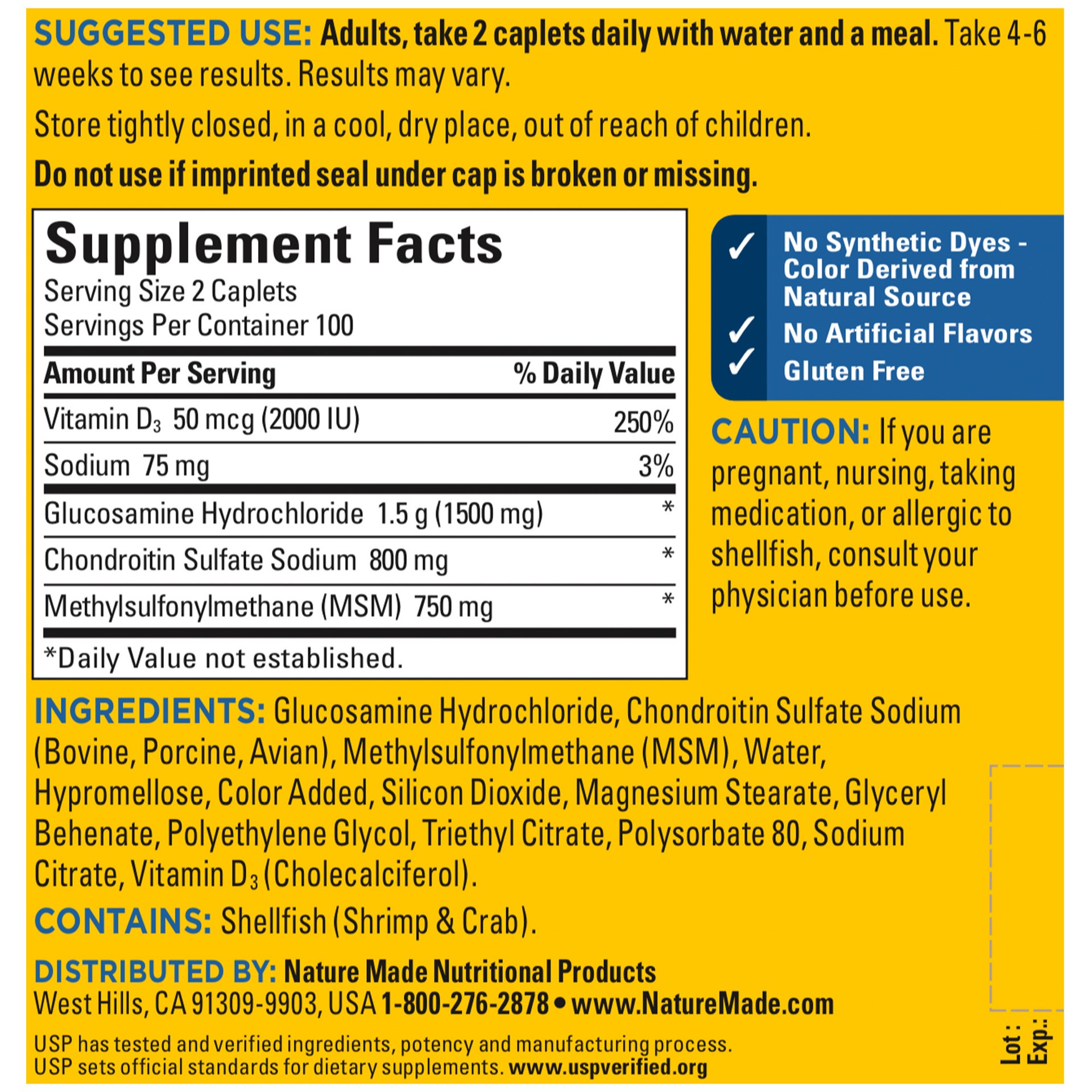 slide 2 of 2, Nature Made Triple Flex Triple Strength Caplets, 200 ct, 