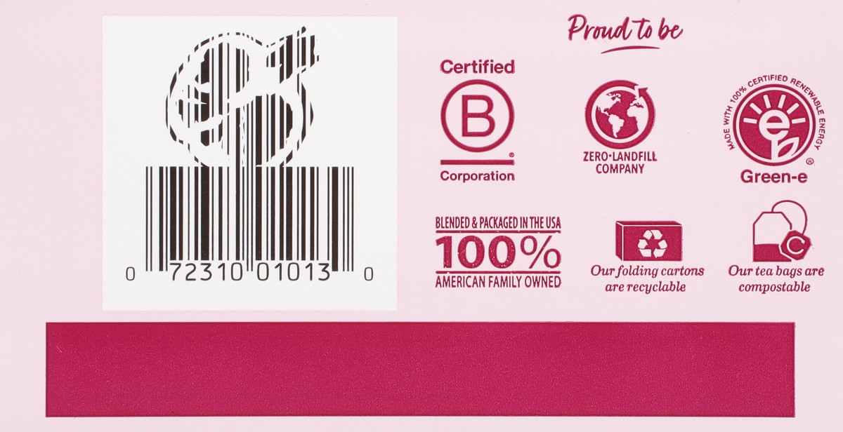 slide 3 of 12, Bigelow Pomegranate Pizzazz, Caffeine Free Herbal Tea, Tea Bags, 20 Ct, 20 ct