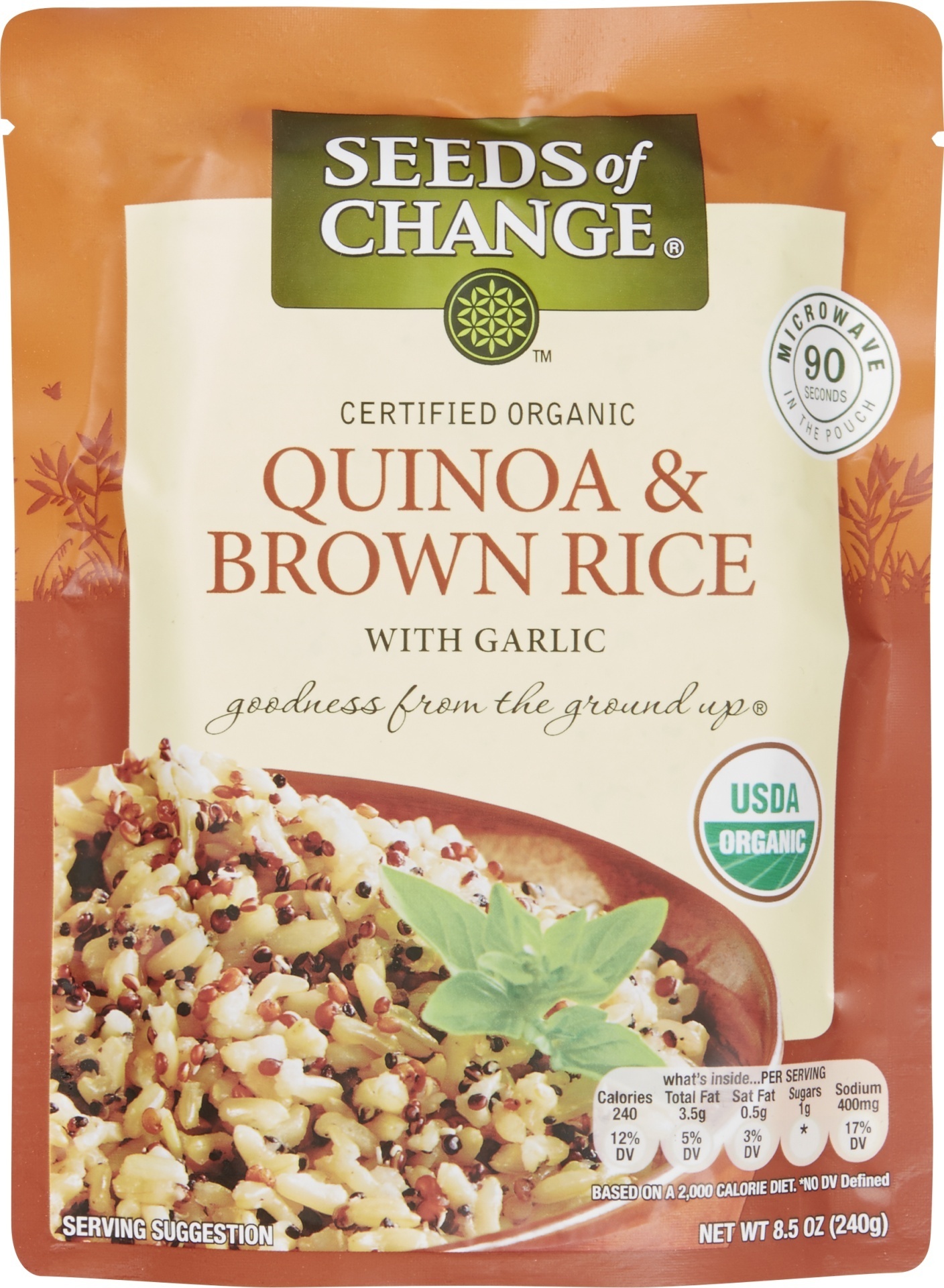 slide 1 of 1, Seeds Of Change Quinoa & Brown Rice, 6 ct