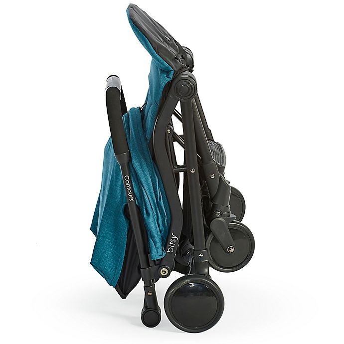 slide 5 of 5, Contours Bitsy Compact Fold Stroller - Teal, 1 ct