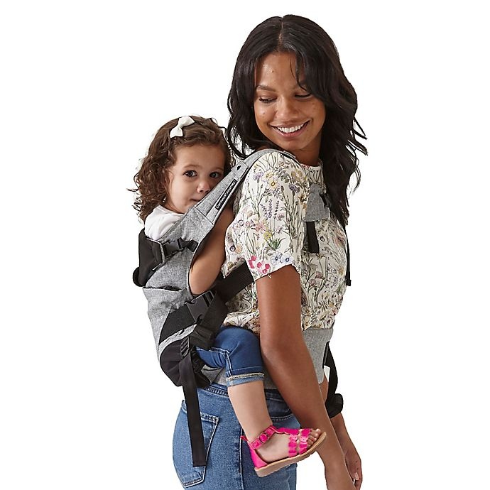 slide 9 of 9, Contours Journey 5-in-1 Baby Carrier - Grey/Black, 1 ct