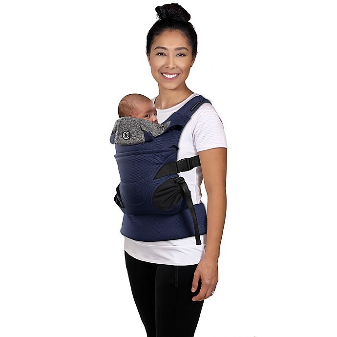 slide 3 of 10, Contours Journey GO 5-in-1 Baby Carrier - Navy, 1 ct