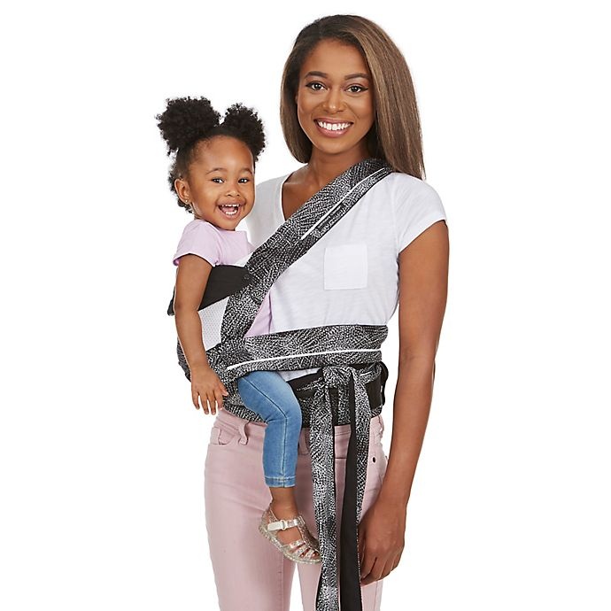 slide 5 of 9, Contours Cocoon 5-in-1 Baby Carrier - Black, 1 ct