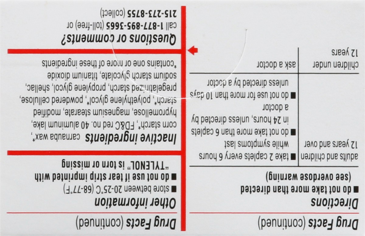 slide 7 of 14, Tylenol Extra Strength Caplets, 10 ct