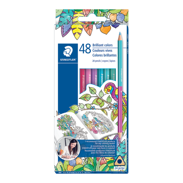 STAEDTLER Duo Ended Color Pencils, Assorted Colors, Box Of 24 24 ct Shipt
