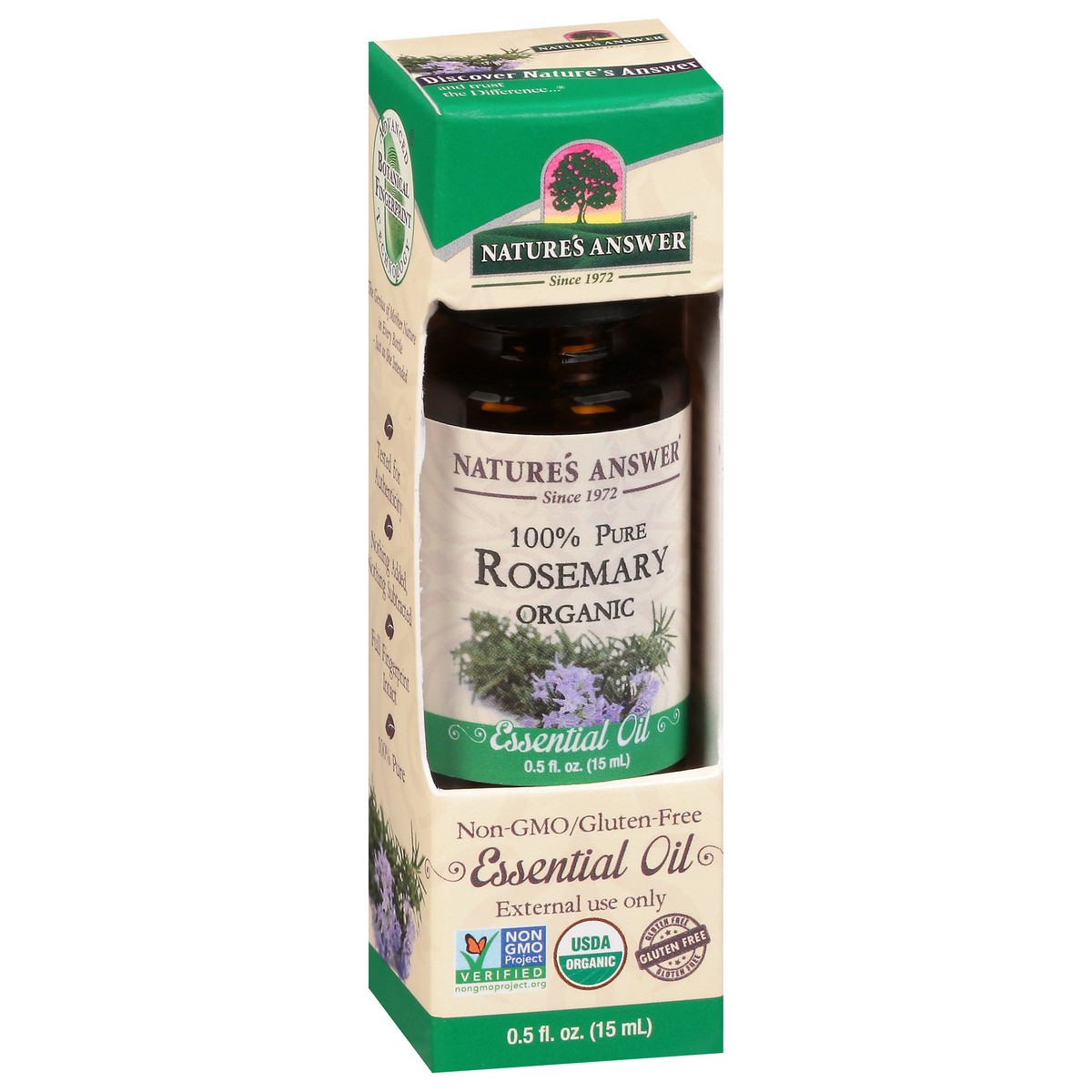 slide 2 of 9, Nature's Answer 100% Pure Organic Rosemary Essential Oil 0.5 fl oz, 0.5 fl oz