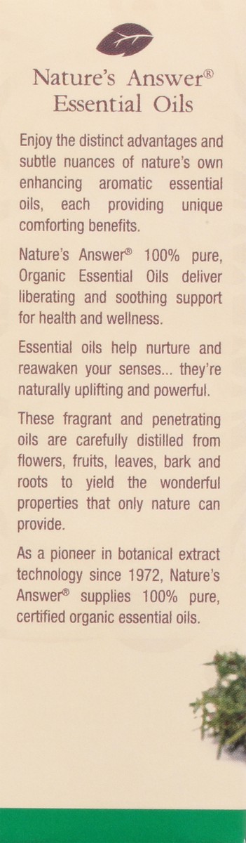 slide 5 of 9, Nature's Answer 100% Pure Organic Rosemary Essential Oil 0.5 fl oz, 0.5 fl oz
