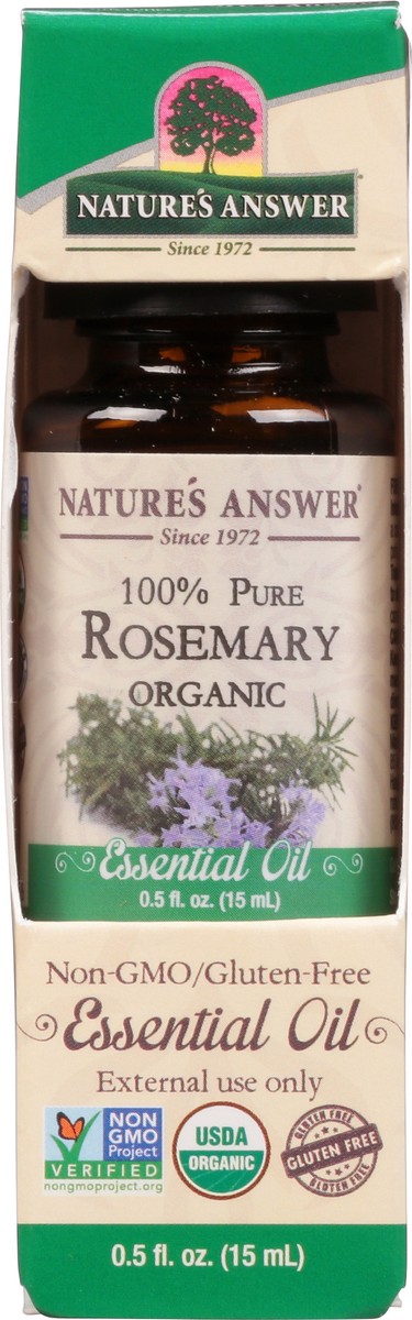 slide 6 of 9, Nature's Answer 100% Pure Organic Rosemary Essential Oil 0.5 fl oz, 0.5 fl oz