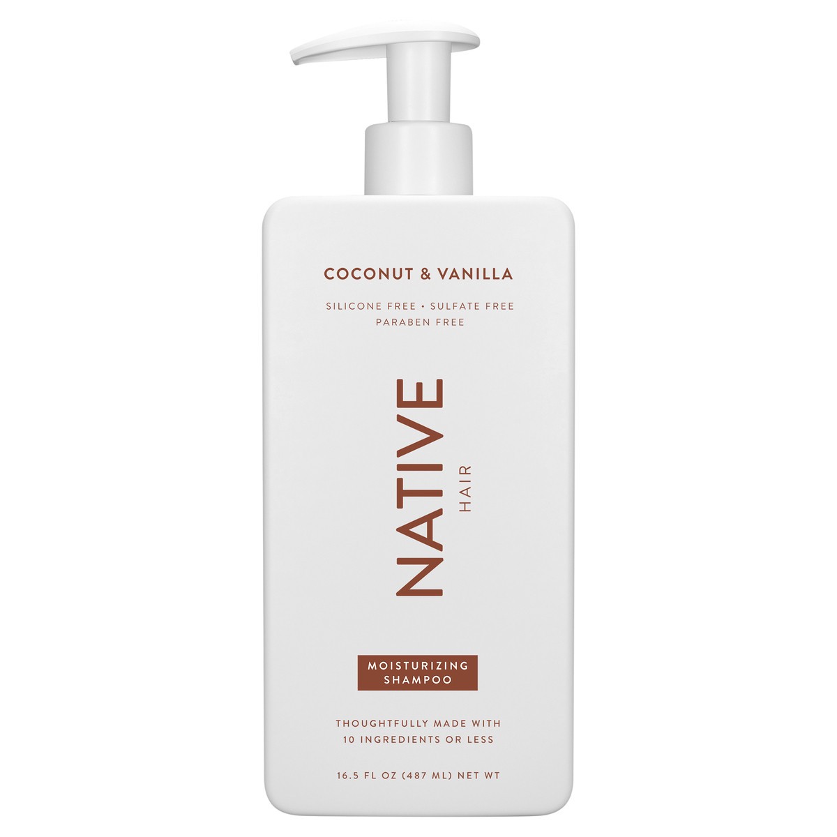 slide 1 of 3, Native Coconut & Vanilla Moisturizing Shampoo, 16.5 oz, 16.5 fl oz