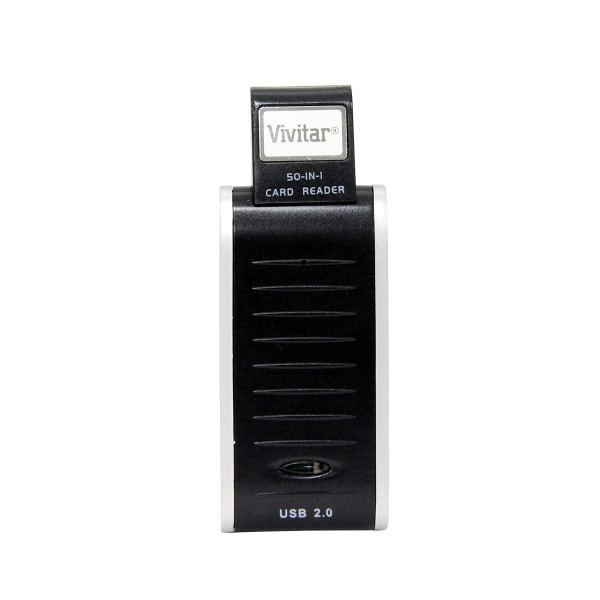 slide 4 of 4, Vivitar USB 2.0 50-In-1 Card Reader, 1 ct