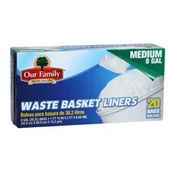 Our Family Medium Waste Basket Liners