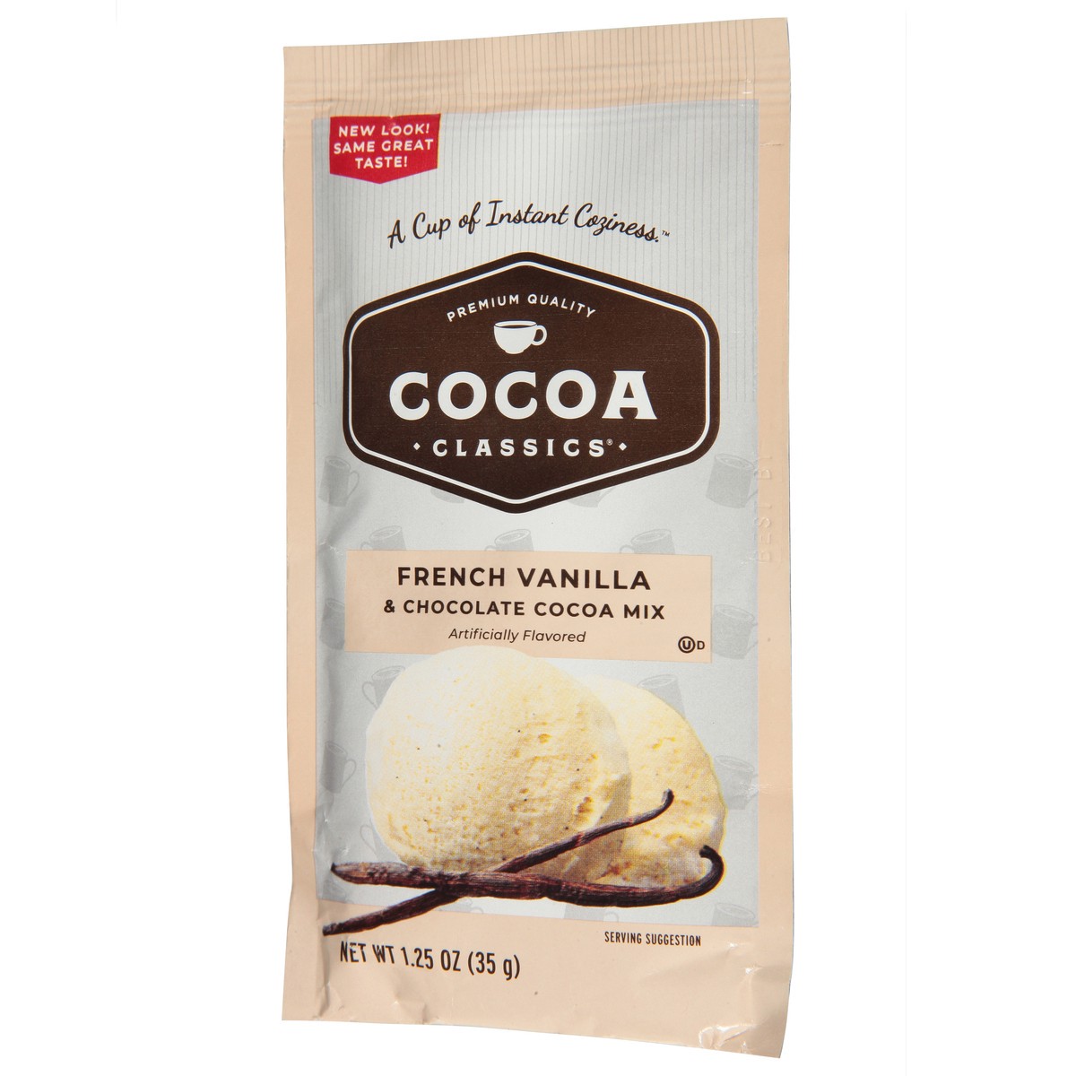 slide 9 of 14, Cocoa Classics French Vanilla Cocoa Mix Packet, 1.25 oz