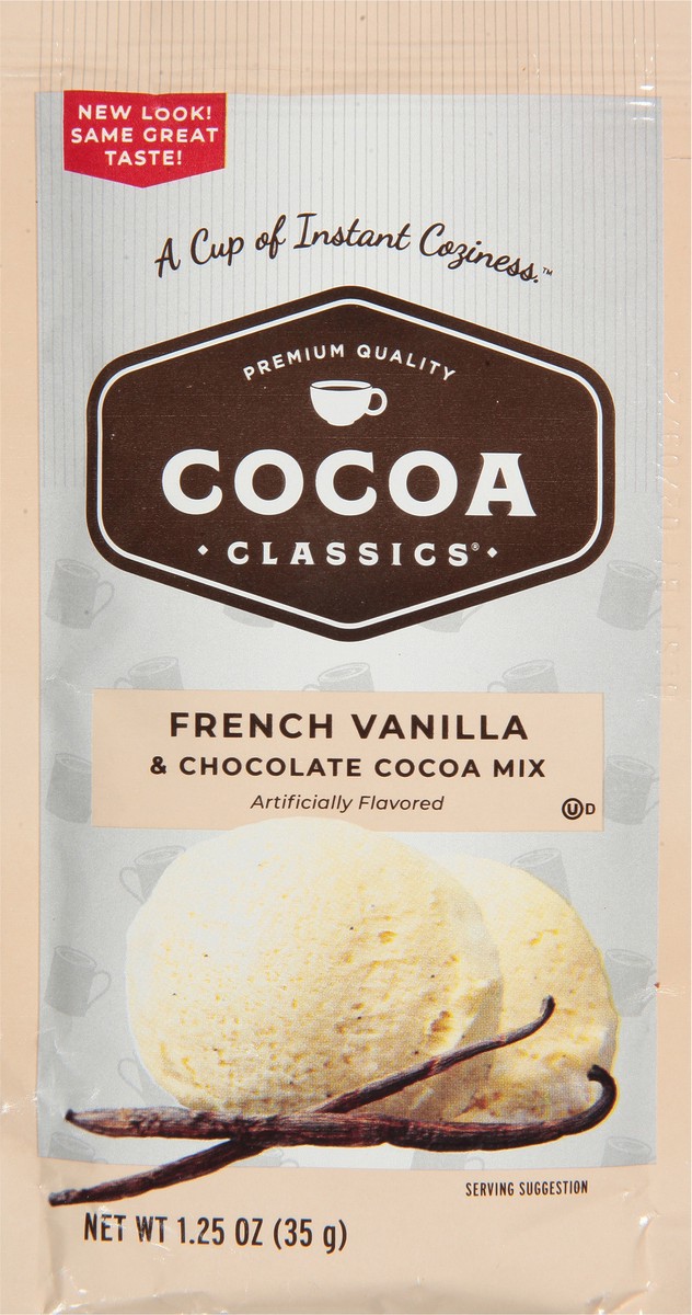 slide 10 of 14, Cocoa Classics French Vanilla Cocoa Mix Packet, 1.25 oz