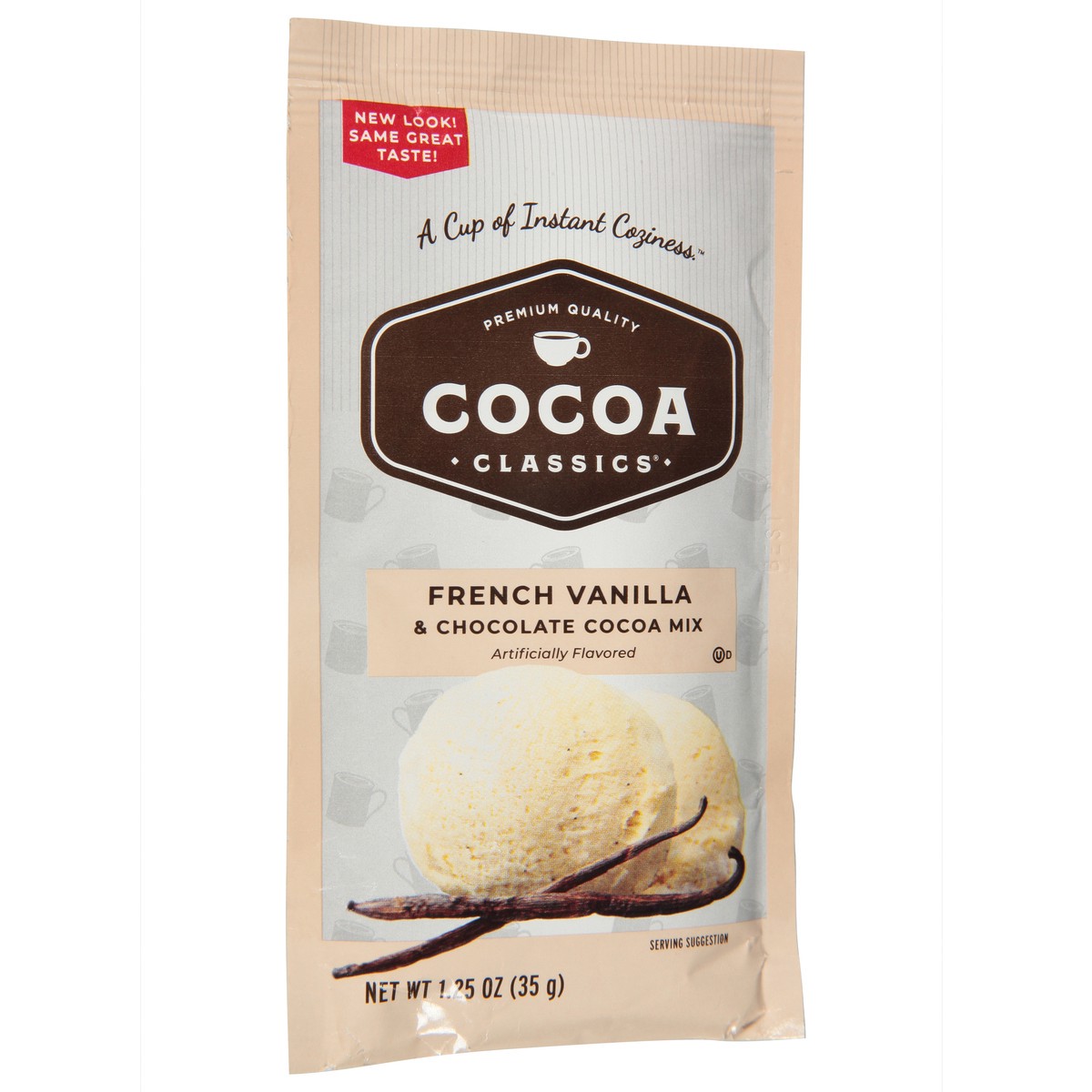 slide 11 of 14, Cocoa Classics French Vanilla Cocoa Mix Packet, 1.25 oz