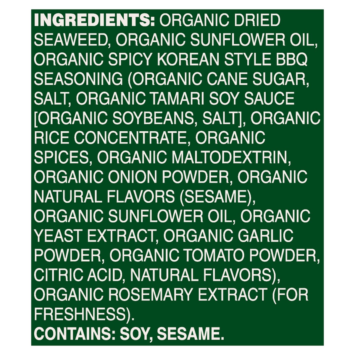 slide 6 of 8, Bibigo Korean Bbq Seaweed Snacks, 0.35 oz